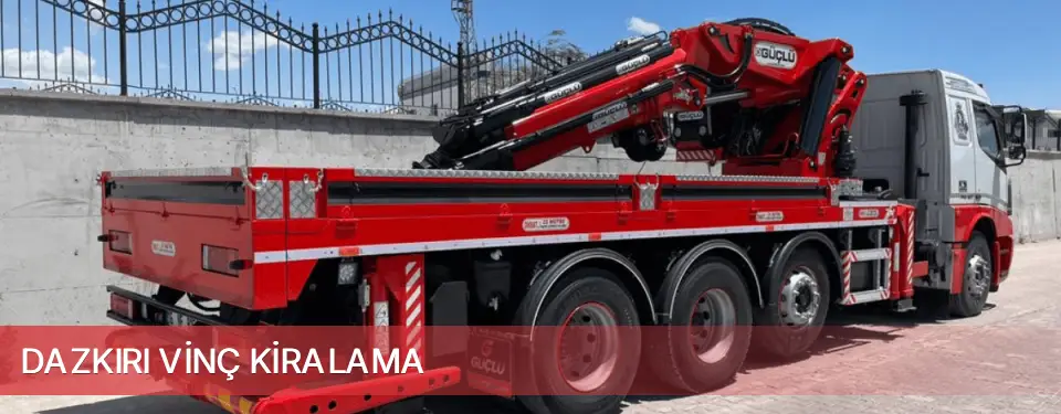 Dazkırı İlçemi Vinç Kiralama